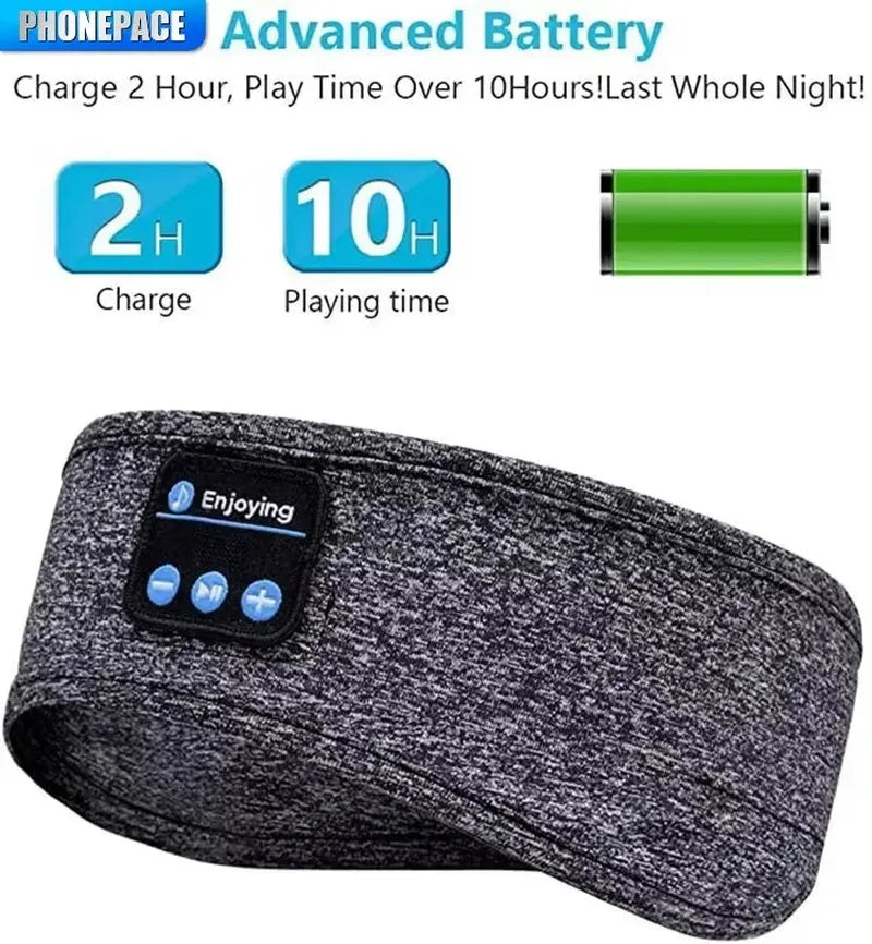 Bandeau Bluetooth 2-en-1 - Sommeil & Sport