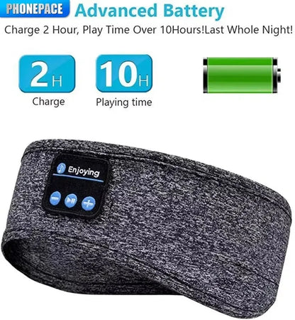 Bandeau Bluetooth 2-en-1 - Sommeil & Sport